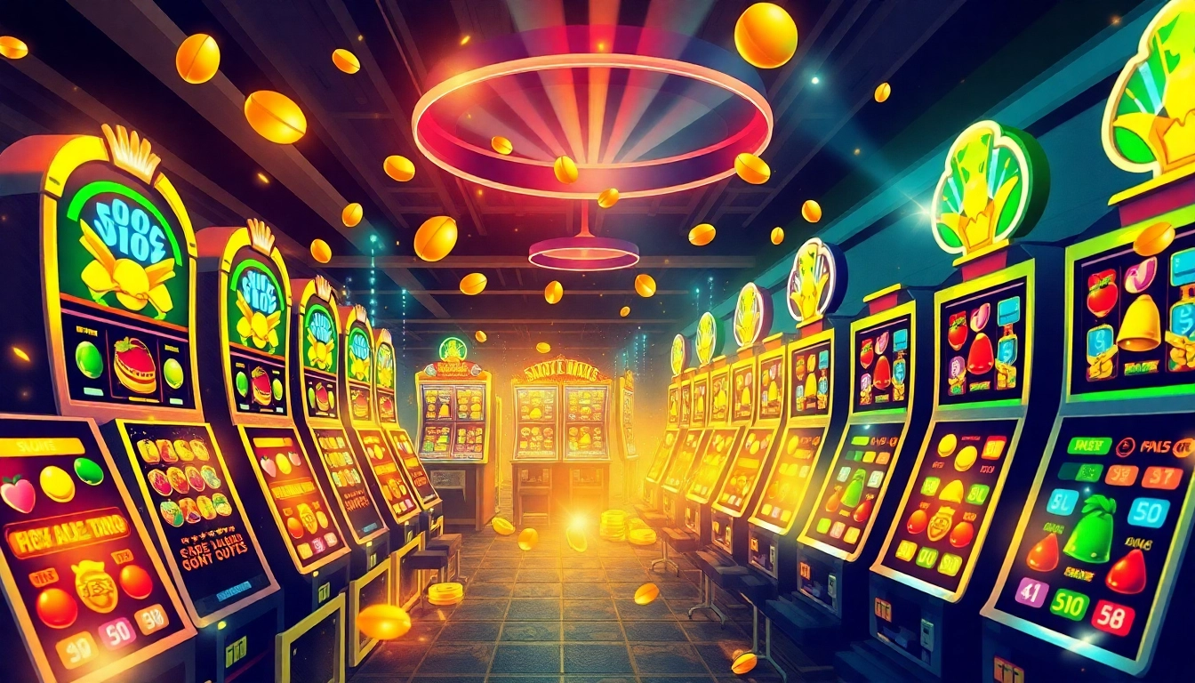 Experience the thrill of Slot gacor with vibrant gaming symbols and jackpot excitement.