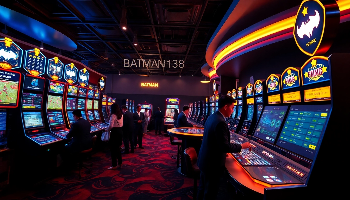Explore the vibrant atmosphere of situs resmi batman138, featuring exciting online gaming experiences.