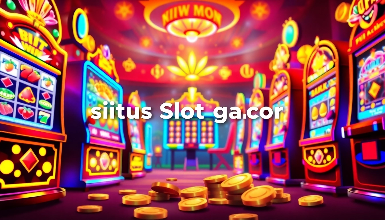 Menangkan hadiah besar di situs slot gacor dengan mesin slot yang berwarna-warni dan neon cerah.