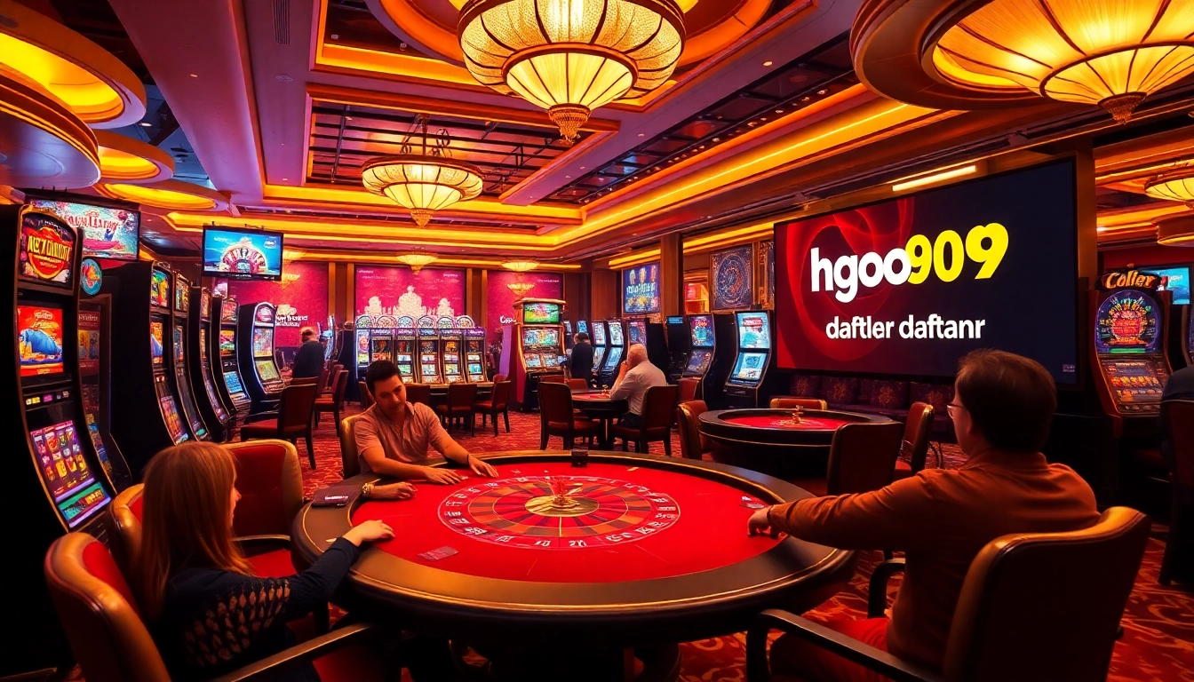 Experience the thrill of gambling at the vibrant casino featuring hgo909 daftar for exclusive game access.