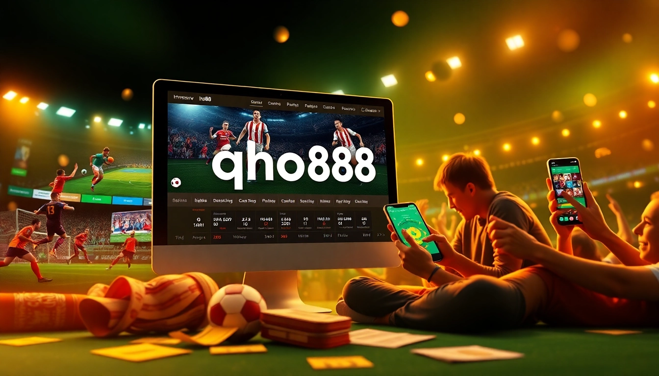 Experience thrilling sports betting with thể thao qh88 through engaging digital interfaces and passionate bettors.