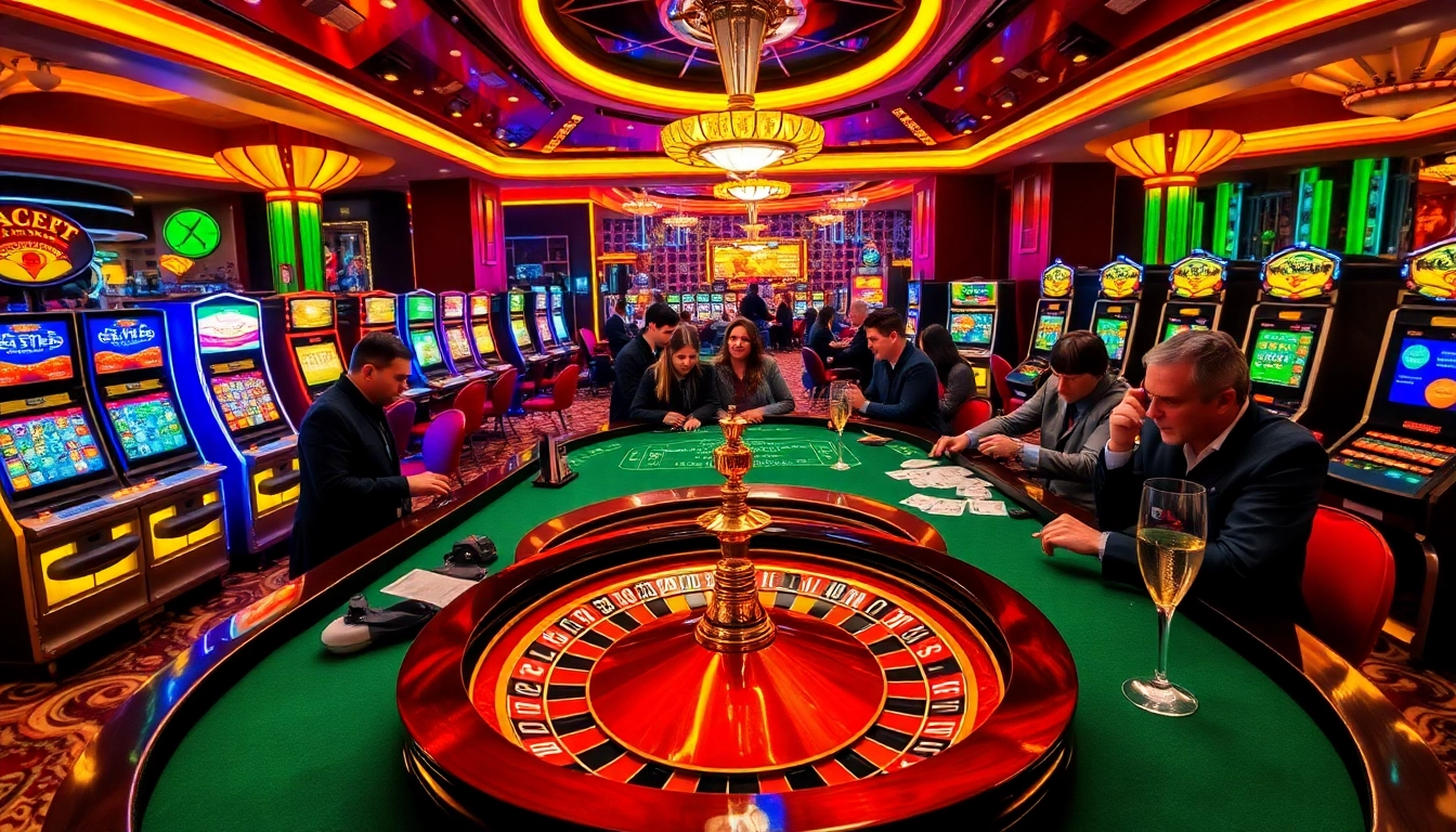 Experience the thrill of winning at https://123bvi.org/ with a vibrant casino scene featuring joyful players and exciting games.